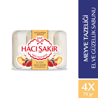 Hacı Şakir Tropical Beauty Soap - 4 x 2.5 oz | Traditional