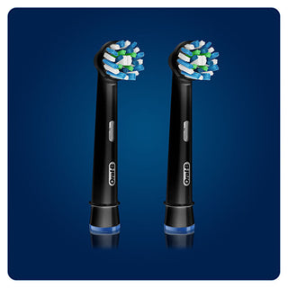 Oral-B Crossaction Black Edition Replacement Brush Heads 2 Pieces