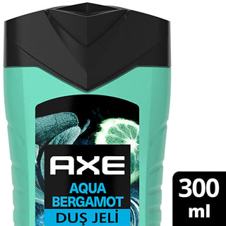 Axe Premium Collection 3 in 1 Shower Gel Aqua Bergamot 300ml | Refreshing Clean