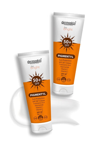 Dermoskin Be Bright Pigmentyl sunscreen Spf 50+ Cream 75 ml Pack of 2