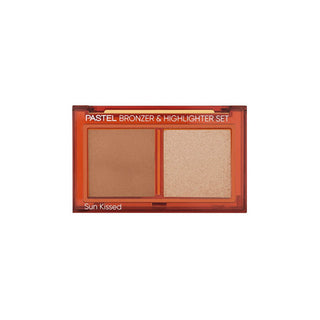 Pastel Profashion Sun Kissed Bronzer and Highlighter Set Natural Bronz Soft Glow