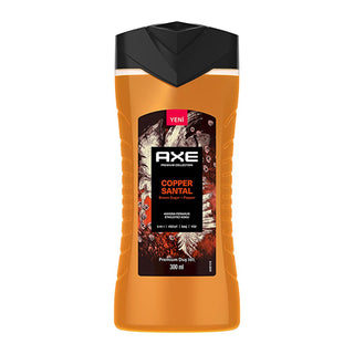 axe copper santal 3-in-1 shower gel, axe premium collection body hair face cleanser, axe shower gel bottle with refreshing scent Axe Premium Collection Copper Santal 3-in-1 Shower Gel - Refreshing Body, Hair & Face Cleanser | 300 ml Axe Copper Santal 3-in-1 Shower Gel - Premium Body Care axe, shower-gel, men-care, 3-in-1, body-wash, hair-wash, face-cleanser, copper-santal, men-products, ai-generated