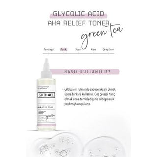 skin401 glycolic acid aharelief toner 200 ml, vegan toner for glowing skin, skincare routine toner Skin401 Glycolic Acid AHA Relief Toner - 200 ml Skin401 Glycolic Acid Toner - AHA Relief | 200 ml glycolic-acid-toner, vegan-skincare, skincare-essentials, anti-aging, toner, acne-solution, moisturizing-toner, even-skin-tone, skin401, ai-generated
