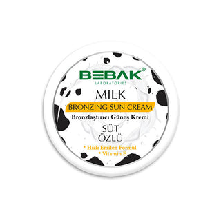 Bebak Milk-Based Tanning Sunscreen 100ML - Fast Bronzing Formula