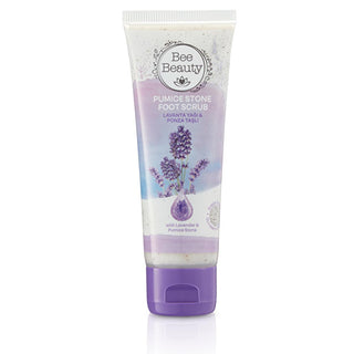 bee beauty ponza stone foot peeling product image, application of bee beauty foot peeling, lavender oil foot care benefits Bee Beauty Foot Peeling - Ponza Stone Exfoliate for Dry Skin | 75 ml Bee Beauty Foot Peeling - Relaxing Exfoliation | 75 ml bee-beauty, foot-peeling, exfoliation, dry-skin, lavender-oil, foot-care, skincare, ponza-stone, ai-generated, personal-care