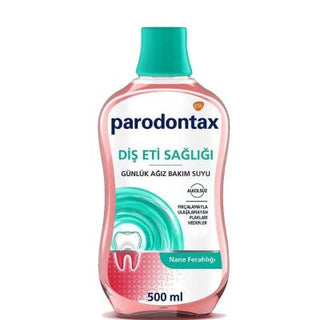 parodontax daily gum care mouthwash bottle, parodontax mouthwash in a glass Parodontax Daily Gum Care Mouthwash - 17 Fl Oz Parodontax Daily Gum Care Mouthwash - 17 Fl Oz parodontax, mouthwash, oral-hygiene, gum-care, daily-use, alcohol-free, plaque-reduction, fresh-breath, dental-health, ai-generated