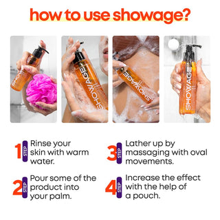 Showage Anti Aging Shower Gel, 4.4 Oz