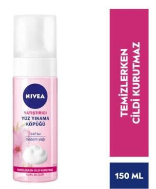 nivea soothing face wash foam for dry skin, nivea gentle cleanser foam 150ml packaging, nivea face wash application Nivea Gentle Cleanser Foam - Soothing Face Wash | 150ml Nivea Gentle Cleanser Foam for Dry Skin | 150ml nivea, gentle-cleanser, face-wash, dry-skin, foaming-cleanser, skincare, nourishing, hydrating, ai-generated, soothing