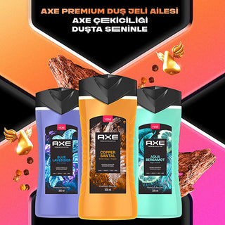 axe copper santal 3-in-1 shower gel, axe premium collection body hair face cleanser, axe shower gel bottle with refreshing scent Axe Premium Collection Copper Santal 3-in-1 Shower Gel - Refreshing Body, Hair & Face Cleanser | 300 ml Axe Copper Santal 3-in-1 Shower Gel - Premium Body Care axe, shower-gel, men-care, 3-in-1, body-wash, hair-wash, face-cleanser, copper-santal, men-products, ai-generated