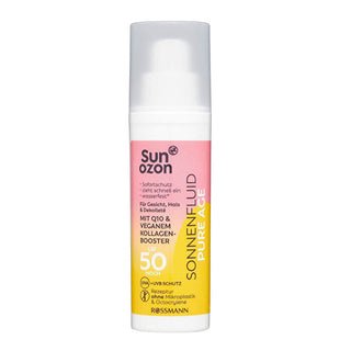 Sunozon Sunscreen Face Cream Q10 50 SPF - Vegan Collagen | 1.7 oz