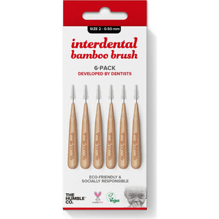Humble Brush Bamboo Interface Brush 0.50mm 6 Pieces Size 2