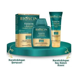 bioxcin keratin argan shampoo 300ml, bioxcin keratin argan conditioner 250ml, bioxcin keratin argan hair repair set Bioxcin Keratin Argan Repair Shampoo & Conditioner Set | 300ml + 250ml Bioxcin Keratin Argan Repair Set bioxcin, keratin-shampoo, argan-oil, hair-care, conditioner, damaged-hair, hair-repair, moisturizing, healthy-hair, ai-generated