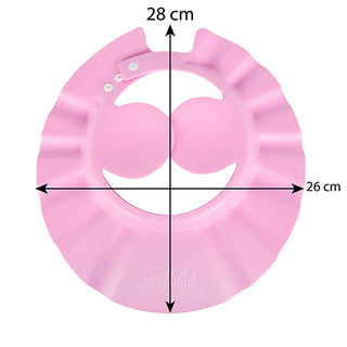 Baby Shampoo Shield - Pink | Comfort Bathing for Kids