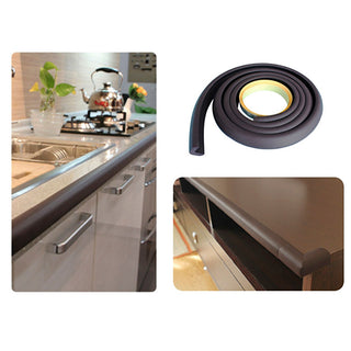 Baby Corner Guard Rubber 2M - Brown | Safe Edges Protection