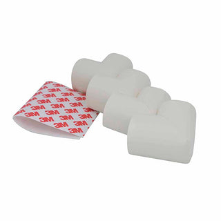 Baby Corner Guard Rubber Jumbo 4-Pack - Cream | Safety Corner Protectors