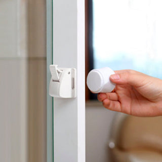 Baby Magnetic Cabinet Lock - Safety Latch | Miny Baby | 2 Locks & Key