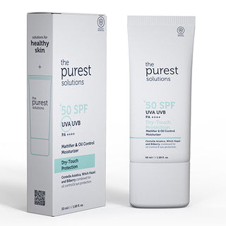 Mat Finish Sunscreen For Oily Skin SPF 50 - 50 ml | The Purest Solutions