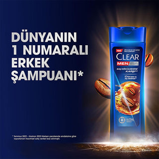 clear men anti hair fall shampoo 350ml, clear men anti dandruff shampoo 180ml, clear men shampoo bottle Clear Men Shampoo - Effective Against Dandruff and Hair Loss | 350 ml + 180 ml Clear Men Shampoo - Anti Hair Fall & Dandruff Control clear, men-shampoo, anti-hair-fall, anti-dandruff, hair-care, men-hair-products, scalp-care, niacinamide, coffee-extract, ai-generated