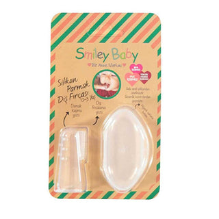 Smiley Baby Silicone Finger Toothbrush