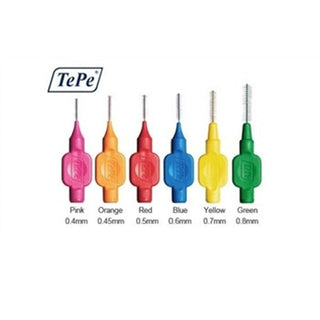 tepe interdental brush original pack, tepe oral hygiene brush set, tepe dental care brushes TePe Interdental Brush Original - 6 Piece Set TePe Interdental Brush Original - 6 Pack tepe, interdental-brush, oral-hygiene, dental-care, braces, plaque-removal, flexible-neck, patients, ai-generated, brushing-tools