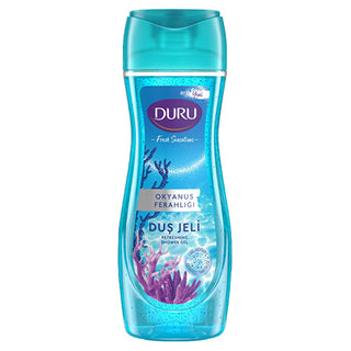 duru fresh sensations ocean refresh body wash product, duru body wash with ocean minerals, 450ml bottle of duru shower gel Duru Fresh Sensations Ocean Refresh Body Wash - Hydrating and Exfoliating | 450 ml Duru Fresh Sensations Ocean Refresh Body Wash - 450 ml duru, body-wash, ocean-refresh, skin-care, hydrating, exfoliating, bath-enthusiasts, natural-ingredients, personal-care, ai-generated
