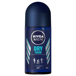 nivea men dry fresh deodorant roll-on, nivea men dry fresh deodorant showing bottle, nivea men dry fresh deodorant application Nivea Men Dry Fresh Deodorant Roll-on - 48h Protection for Men | 1.69 fl. oz. Nivea Men Dry Fresh Deodorant Roll-on 50ml nivea, men-deodorant, roll-on-deodorant, anti-perspirant, fresh-scent, long-lasting, personal-care, 48-hour-protection, men, ai-generated