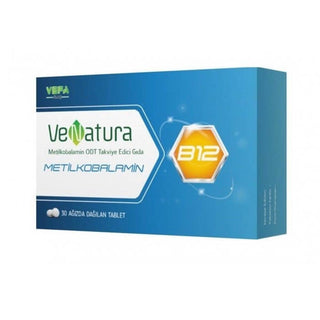 venatura vitamin b12 methylcobalamin tablets box, vegan vitamin b12 supplement VeNatura Vitamin B12 - Methylcobalamin Oral Tablets | 30 Tablets VeNatura Vitamin B12 - Methylcobalamin Tablets venatura, vitamin-b12, methylcobalamin, vegan-supplement, energy-support, dietary-supplement, vegan-friendly, health-supplement, vitamin-supplement, ai-generated