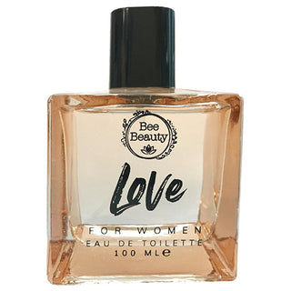 bee beauty love edt women's perfume 100ml bottle, bee beauty love edt perfume box packaging Bee Beauty Love EDT - Women's Perfume | 3.4 Fl Oz Bee Beauty Love EDT Women's Perfume | 3.4 Fl Oz bee-beauty, womens-perfume, floral-fragrance, fragrance-for-women, sweet-notes, romantic-perfume, long-lasting-fragrance, everyday-use, signature-scent, ai-generated
