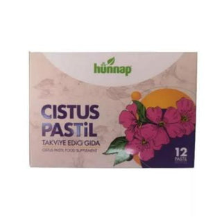 hunmap cistus 12 pastil packaging, hunmap cistus pastil nutrition facts Hünnap Cistus 12 Pastil - Herbal Supplement | 12 Pastiles Hünnap Cistus Pastil - Natural Herbal Supplement hunnap, cistus, herbal-supplement, pastilles, health-support, natural-ingredients, dietary-supplement, immune-support, wellness, ai-generated