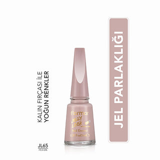 flormar jelly look nail polish jl65 its a girl, flormar jelly look baby pink nail polish bottle, flormar jelly look nail polish brush Flormar Jelly Look Nail Polish - JL65 Its a Girl, Baby Pink for Beauty Enthusiasts & Nail Art Fans Flormar Jelly Look Nail Polish - JL65 Baby Pink flormar, nail-polish, gel-polish, beauty-enthusiasts, nail-art, baby-pink, high-pigment, smooth-finish, long-lasting, ai-generated