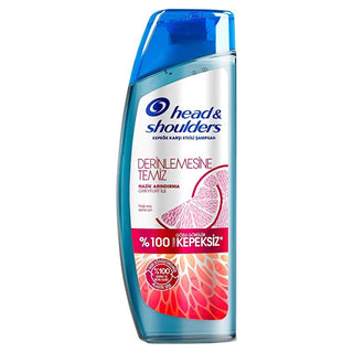 head and shoulders grapefruit deep cleaning shampoo 10.14 fl oz, shampoo bottle made from recycled plastic, scalp treatment for dandruff control Head & Shoulders Grapefruit Shampoo - Deep Cleaning Dandruff Control for All Hair Types | 10.14 fl. oz. Head & Shoulders Grapefruit Shampoo - Deep Clean Formula head-and-shoulders, grapefruit-shampoo, anti-dandruff, deep-cleaning, hair-care, healthy-hair, dandruff-control, shampoo, scalp-treatment, ai-generated