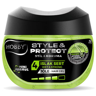 hobby wet gel 400 ml, wet gel for hair protection, hobby hair care product Hobby Wet Gel - 360 Degree Protection with Procapil & Vegan Micro Proteins | For Hair Care Enthusiasts & Stylists | 400 ml Hobby Wet Gel - 360 Degree Hair Protection | 400ml hobby, wet-gel, hair-care, hair-styling, hair-protection, procapil, vegan, moisture-defence, shiny-hair, ai-generated