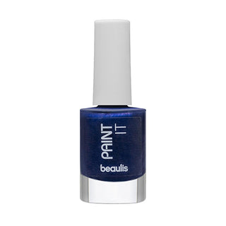 beaulis paint it oje 888 starry night bottle, swatch of beaulis paint it oje 888 starry night, nail design using beaulis paint it oje 888 starry night Beaulis Paint It Oje 888 Starry Night - Stunning Nail Color for Nail Art Enthusiasts | 0.5 fl. oz. Beaulis Paint It Oje 888 Starry Night beaulis, nail-polish, nail-art, beauty, cosmetic, starry-night, colorful-nails, pastel-nails, ai-generated, shiny-finish