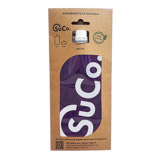 suco plum 2.0 eco-friendly water bottle, 600 ml water bottle with flexible design SuCo Plum 2.0 - Eco-Friendly Water Bottle for Fitness and Everyday Use | 600 ml SuCo Plum 2.0 - Eco-Friendly 600 ml Water Bottle suco, water-bottle, eco-friendly, fitness, students, sustainable, hydration, plastic-free, ai-generated, lightweight