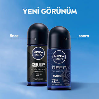 nivea men deep dimension roll-on deodorant 50ml NIVEA Men Deep Dimension Roll-On Deodorant - Long-Lasting Protection for Men | 50ml NIVEA Men Deep Dimension Roll-On Deodorant - 50ml nivea, men-deodorant, roll-on-deodorant, body-care, long-lasting-protection, activated-charcoal, masculine-fragrance, anti-perspirant, dark-wood-scent, ai-generated