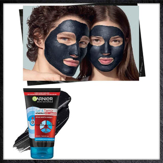 Garnier 3-in-1 Charcoal Face Mask 150ml, Garnier Blackhead Fighter Mask Application, Garnier Charcoal Mask Ingredients Garnier 3-in-1 Charcoal Face Mask - Reduces Blackheads & Cleanses | 150 ml Garnier 3-in-1 Charcoal Face Mask - Blackhead Fighter 150ml garnier, charcoal-face-mask, blackhead-remover, skincare, 3-in-1-mask, facial-cleanser, exfoliating-mask, teen-skincare, oil-control, ai-generated