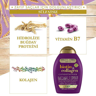 Ogx Biotin & Collagen Plumping Care Cream 385ml