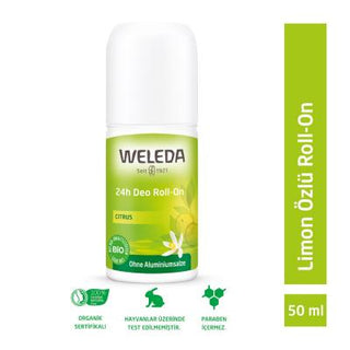 weleda lemon roll-on deodorant 50 ml bottle, natural ingredients of weleda lemon deodorant Weleda Lemon Roll-On Deodorant - 50 ml | Aluminum-Free Weleda Lemon Roll-On Deodorant - Natural Freshness weleda, roll-on-deodorant, natural-deodorant, aluminum-free, eco-conscious, sensitive-skin, citrus-fragrance, vegan, personal-care, ai-generated