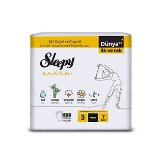 Sleepy Extra Ultra Thin Hygienic Pads 7 Pieces for 3 Nights