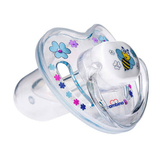 Bambino Palate Cover Pacifier 0-6 Months - Blue - Bee