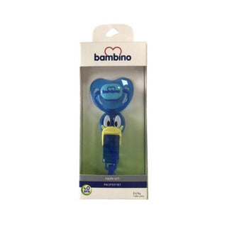 Bambino Pacifier Set 0-6 Years - Blue