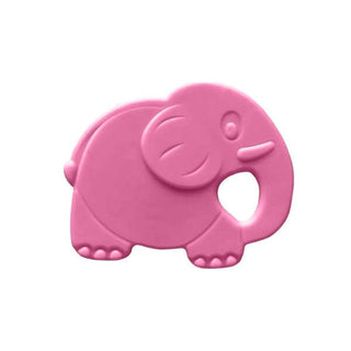 Bambino Rubber Soft Teether Pink Elephant