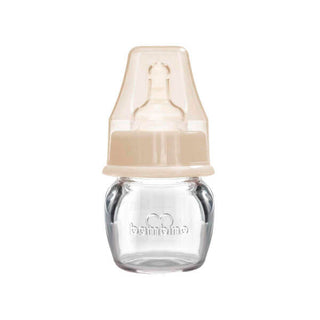 Bambino Small Baby Bottle 0+ Months - Cream