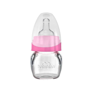Bambino Little Baby Bottle 0+ Months - Pink