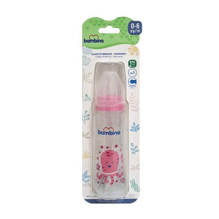 Bambino Oval PP Baby Bottle with Grip 250ml 0+ Moon - Blue - Octopus