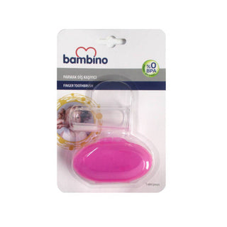 Bambino Pink Finger Teether
