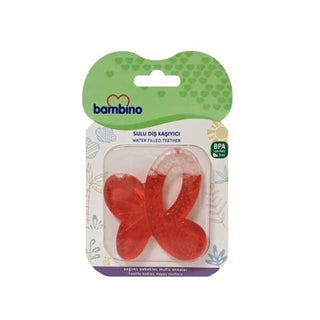 Bambino Watery Teether Red Butterfly