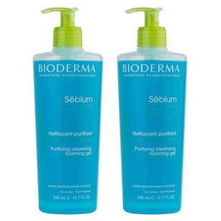 Bioderma Sebium Foaming Gel 500ml Twin Set