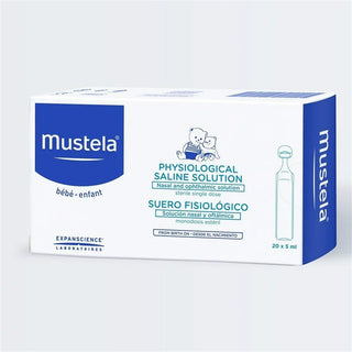 Mustela Serum Physiologique Baby Nose and Eye Cleaning 20 x 5 ml Vial