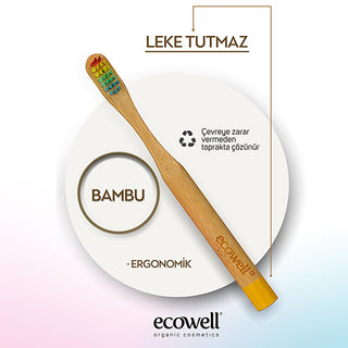 ecowell bamboo kids toothbrush image 1, ecowell bamboo kids toothbrush image 2 Ecowell Bamboo Kids Toothbrush - Soft Bristles | Ergonomic Design Ecowell Bamboo Kids Toothbrush - Soft Bristles ecowell, bamboo-kids-toothbrush, soft-bristles, eco-friendly, natural, vegan, children, oral-care, hypoallergenic, ai-generated